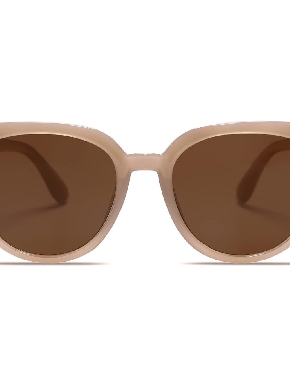 Trendy Women's Brown Polarized Cat Eye Sunglasses – UV400 Protection SJ2175